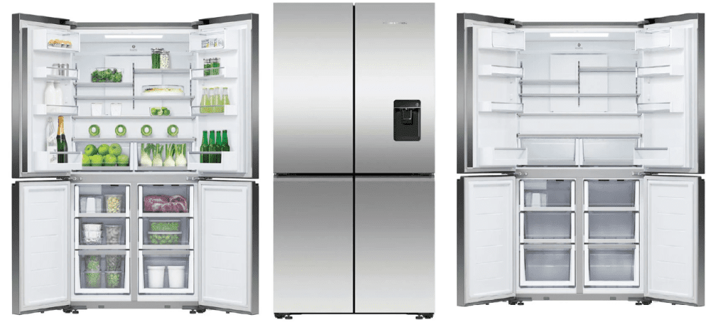 Fisher Paykel 538L Free Standing Quad Door Fridge Freezer